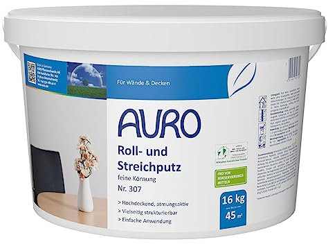 Auro Roll- und Streichputz 16 kg feine Körnung