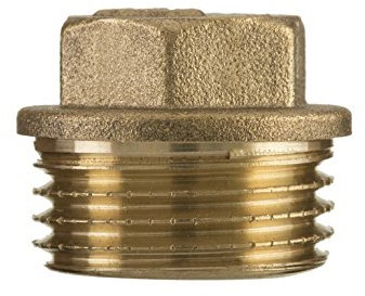 1 inch BSP Thread Brass Pipe Screw Hex Male Blanking Plug Tube End Cap