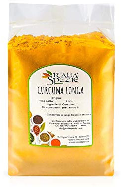 Italia Spezie - Curcuma in polvere di primissima qualità - 1 Kg