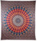 ele ELEOPTION Wandteppich Indian Mandala Wall Hanging Hippie Tapestry Wanddeko für Kinderzimmer Wohnzimmer Schlafzimmer auch als Yogamatte Picknickdecke Strandtücher (Rot und Grün, 150 x 205cm)
