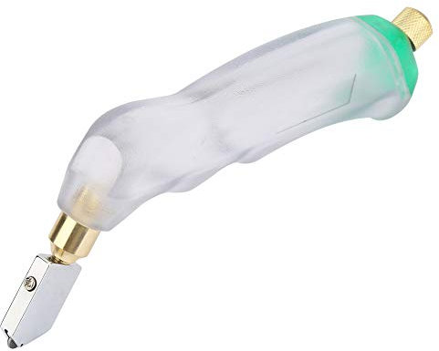Tagliavetro per Olio Con Impugnatura A Pistola Carburo di Tungsteno, Kit di Utensili per Il Taglio Del Vetro Sostituibile Con Rotella Professionale (6-12 Mm / 0,2-0,5 Pollici)