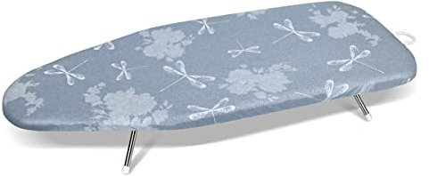 Duwee Table à Repasser, Table à Repasser avec Housse Résistante à la Chaleur, Rembourrage en Feutre Extra épais, Pieds Pliables en Acier Inoxydable, 31 x 74.5 CM