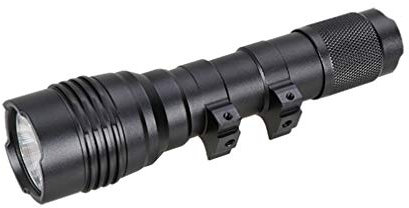 SXFJF 2 in 1 Led Torch, Rechargeable Outdoor Helmet Tactical Flashlight Flashlight Built-In 2 * 1700Mah Lithium Battery, for Camping, Fishing, Outdoor