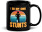 Teegarb Letter Blanket Kaffeetasse 'I Do All My Own Stunts Broken Leg Ampute' (11oz, Schwarz, Keramik, Zylindrisch, Modern, Funny, Langlebig, 11 fl.oz, Standard, Standard, Kaffeetasse, Tasse)