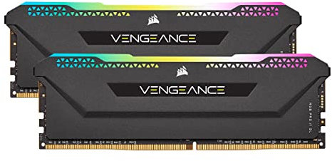 Corsair Vengeance RGB Pro SL Schwarz 32GB Kit (2x16GB) DDR4-3200 CL18 DIMM Arbeitsspeicher