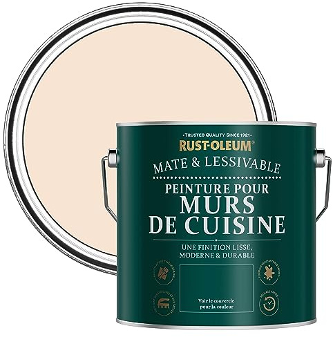 Rust-Oleum abwaschbare matte, geruchsarme hellrosa Küchenwandfarbe - Melrose 2,5 Litres