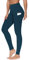 THE GYM PEOPLE Dicke Sport Leggings Damen High Waist Bauchweg Yoga Hose mit Taschen Lange Sporthose Fitnesshose Blickdicht Laufen Leggings