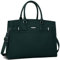 KTMOUW Laptop Bags for Women Tote Bag 15.6 Inch Ladies Leather Large Laptop Work Handbag Designer Business Office Computer School Shoulder Bag Dark Green