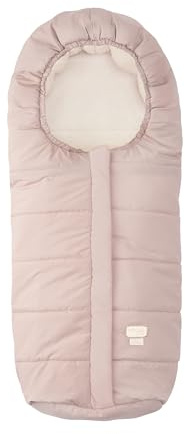 Nuvita 9905 Babyschale One | Universal-Fußsack für Autositze | perfekt für Kinder von 6 bis 36 Monaten (100 cm) | Schutz bis -10 °C gegen Regen und Wind | zartrosa
