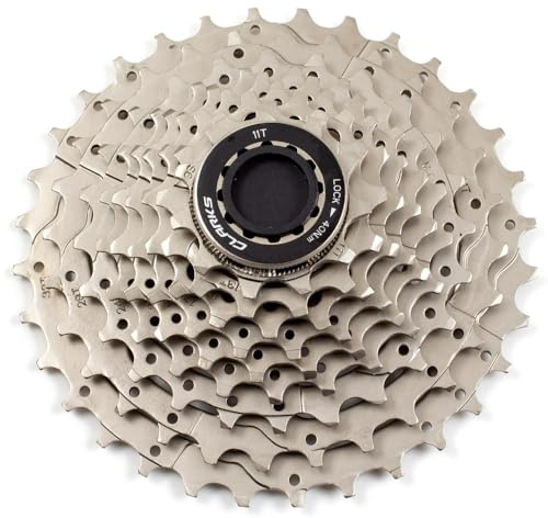 Clarks Rear Cassette - Nickel-Plated, Corrosion Resist Alloy Steel Rear Cassette Compatible with Shimano MTB, Road & Hybrid Bikes for 9 Speed Systems