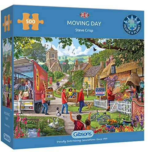 Gibsons Puzzle Moving Day 500 Teile Erwachsene Karton