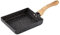 Japan-Style Square Omelet Pans with Maifan Stone Coated Surface, Non-Stick Frying Pan Flat-Bottomed Pancake Egg Roll Steak Pot (18x13cm)
