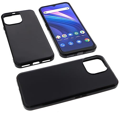 foto-kontor Hülle kompatibel mit Cubot P80 Schutzhülle schwarz Tasche Gummi TPU Handy Schutz Handytasche Handyhülle Smartphone Case Kantenschutz Eckenschutz