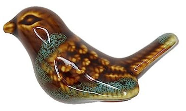 Wambere 2 Stück Leoparden-Serie Vogel Keramik Schrankknäufe Vintage Schrankknöpfe Schrank Schublade Zuggriffe Dekor Schublade Ziehen Möbelknauf,Möbeldekoration,für Möbel Schublade Schrank,Blau A