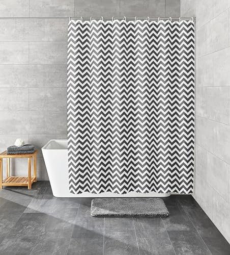 Kleine Wolke Duschvorhang, PEVA, Schiefer, 120x200 cm