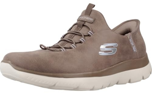 Skechers Sommets Basket Femme, Marron, 40 EU