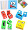 QHFlashbuy Holzwürfel Puzzle Spielzeug,Ausdruck Holzwürfel,IQ Puzzle Interaktion Spiel,Montessori Lernspielzeug für Kinder,Gesichtsveränderung Denktraining Hölzern Spielzeug