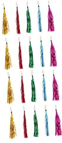 Kisangel 2sets Katze Spielzeug Lametta Katze Leckerli Dispenser Spielzeug Interaktive Katze Necken Spielzeug Ersatz 15 Stücke * 2