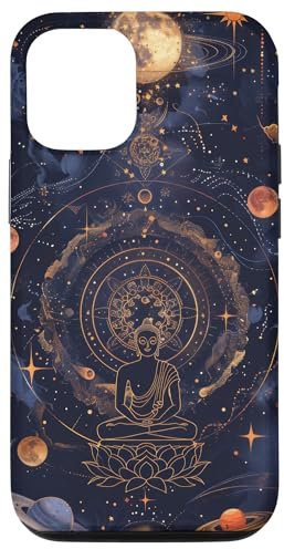 Kosmischer Buddha Buddha Spirituell Kosmisch Hülle für iPhone 12/12 Pro