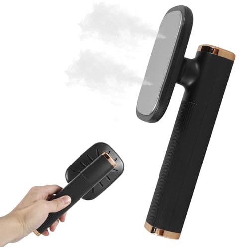 Travel Iron Steam Mini Portable Iron 180°rotatable Handheld Garment Mini Electric Iron Foldable Steamer Iron 20s Fast Heat up Micro Steamer Iron Support Dry and Wet Ironing for Home Office Travel