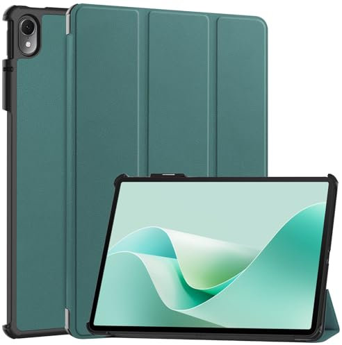 Funda para tablet HUAWEI MatePad 11.5S 2024, funda de piel sintética, triple pliegue, parte trasera dura, con soporte para Huawei MatePad 11.5 2024, Smart Slim Cover con apagado y encendido automático