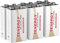 Tenergy 6LR61 9V Alkaline Battery, Non-Rechargeable Battery for Smoke Alarms, Guitar Pickups, Microphones and More, 6 Pack