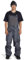 DC Shoes Docile ADYTP03052 technische Schneehose für Herren, Multi - Overspray, M