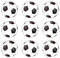 Generic 24 Pack Football Socker Edible Rice Wafer Paper Cake Toppers