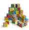 THE TWIDDLERS - 30 Mini-Schlüsselanhänger Puzzle Speed Cube Fidget Toys, 3x3 - Perfekt als Partytütenfüller für Kinder, Schlüsselanhänger Brain Teasers Multipack Klassenzimmer Belohnungen Preise - 3cm