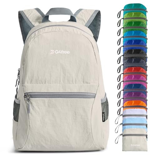 G4Free 20L Faltbarer Rucksack Ultraleichter Wanderrucksack Daypack für Männer Frauen und Kinder für Outdoor Wandern Reisen