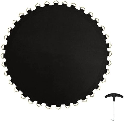 Hochelastische, runde Trampolin-Ersatzsprungsmatte, 1,8 m, 2,4 m, 3 m, 3,6 m, 4,0 m, 4,3 m, 4,6 m, 4,6 m, 4,9 m, PP-Bounce Tarpoline (Feder nicht im Lieferumfang enthalten)