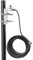 Bingfu Support de Montage d'antenne en Acier Inoxydable avec Boulons en U, Trou de 16 mm, Câble Coaxial RG58 UHF PL259 vers SO239 5 m pour Radios Mobiles et Amateurs
