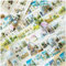 Arpaper Washi Tape Stickers Set,Scrapbooking Stickers,Bullet Journal Zubehör Stickers,6 Rolls PET Travel Scenery Aesthetic Stickers Decorative for Journal Zubehör,Photo Album(Start a journey series)