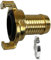 Bekindpro Messing Schnellkupplung auf 1 Zoll Tülle, Schnellkupplung kompatibel mit Geka-System auf 1 Schlauchtülle for 25 mm (1) Gartenschlauch, mit 1 Schlauchschelle