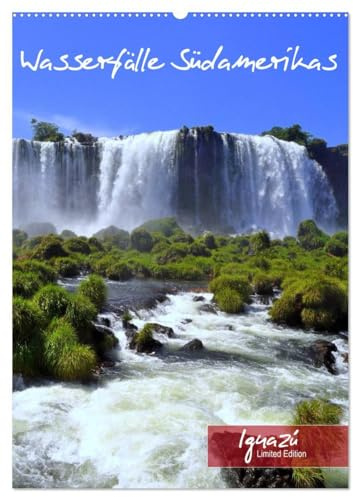 Wasserfälle Südamerikas - Iguazu Wasserfälle (Wandkalender 2026 DIN A2 hoch), CALVENDO Monatskalender: Einer der schönsten Wasserfälle der Welt ... in ausdrucksstarken Bildern. (CALVENDO Orte)
