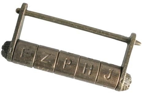 Lucchetto in lega di zinco con intricato carattere cinese miniatura armadio serratura password vecchia serratura tradizionale orientale