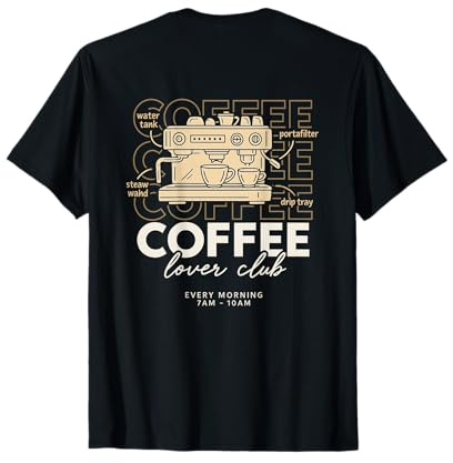 Coffee Lovers Club – Espresso Machine Design Kaffee T-Shirt