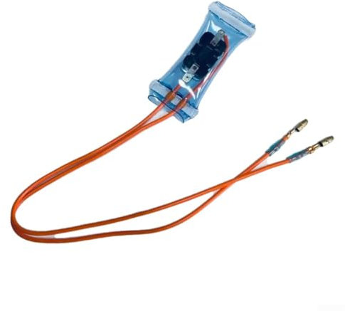 Refrigerador bimetálico Descongelar Termostato Interruptor de Control de Temperatura 2 Alambre Construcción Metal 28cm Longitud AC 250V 10A N13-4