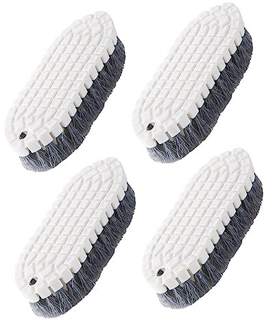 Mikinona 4 Pezzi Spazzole per Pulizia Cucina e Bagno da Ergonomico Spazzole per Lavabo Piano e Resistente Uso
