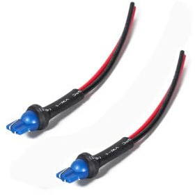 Garvee 2pcs T10 Stecker Kabelverbinder – Auto-Scheinwerfer Male Buchse Adapter Mit Verlängerungskabel Für Auto-Lichtanlagen