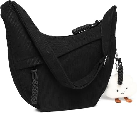 Micmores Umhängetasche Damen Halbmond Crossbody Bag Verstellbare SchultertascheIdeal für Arbeit Reisen Uni