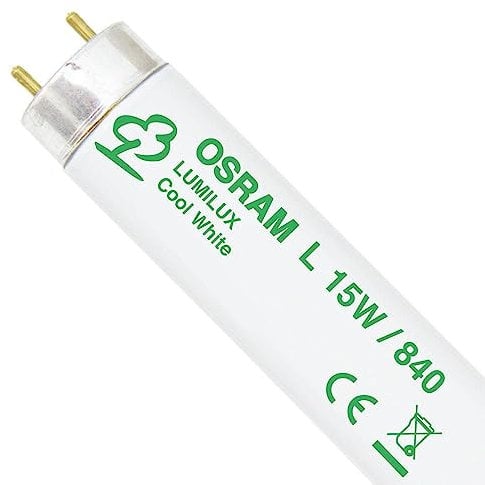 Osram - Lampada fluorescente L, 15 Watt, luce bianca naturale (840)