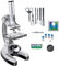 Bresser junior Mikroskop-Set Biotar (300x-1200x mit umfangreichen Zubehör und batteriebetriebener Durchlichtbeleuchtung)