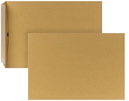 POSTHORN Versandtasche C5 (500 Stück), haftklebende Versandtaschen ohne Fenster, braune Versandtaschen für die tägliche Korrespondenz, Geschäftspost und Co., 229 x 162 x1mm, 90g/m²