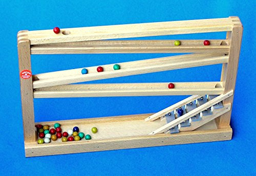 Beck 42 x 27 cm Marmor Achterbahn mit Chimes (Mehrfarbig)