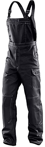 KÜBLER Workwear | ORGANIQ Arbeitslatzhose | Schwarz | Größe 62