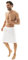 CelinaTex Malaga Saunakilt Herren S/M weiß Mikrofaser Sauna Kilt Coral Fleece Saunamantel Saunatuch