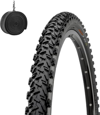 CST EBB26MCC 1 cubierta 26 x 2.10 (56-559) + cámara de neumático MTB Traction goma de montaña bicicleta de 26 pulgadas