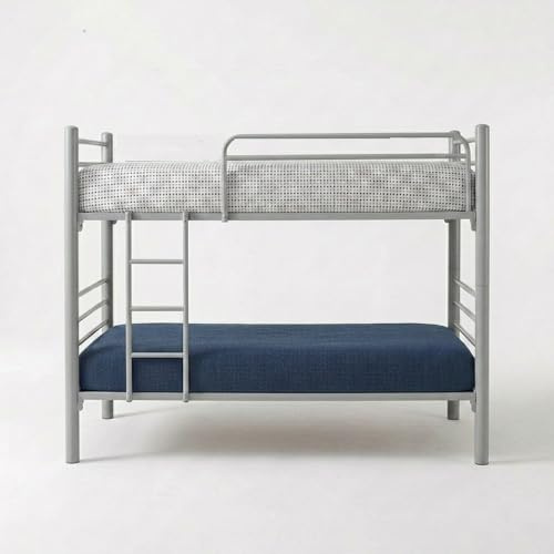 TEILBARES ETAGENBETT Ceres - Silber - 80 x 180 - Ohne Bettkasten
