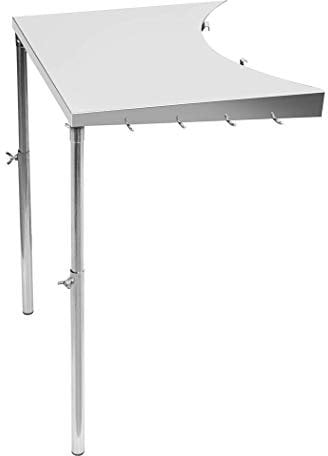onlyfire Ripiano Laterale Accessori per Barbecue, Tabella di lavoro dell'acciaio inossidabile per le griglie del carbone di legna del bollitore di Weber